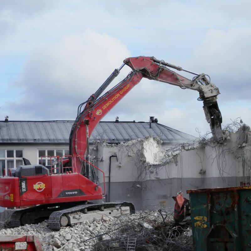 Professionel knusning af bygge- og anlægsmaterialer i Roskilde